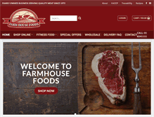 Tablet Screenshot of dunnesfarmhousefoods.com
